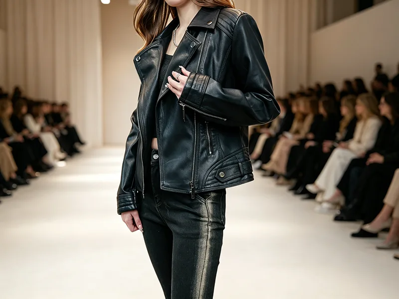 El diseño y método de uso de las chaquetas de piel sintética para mujer.