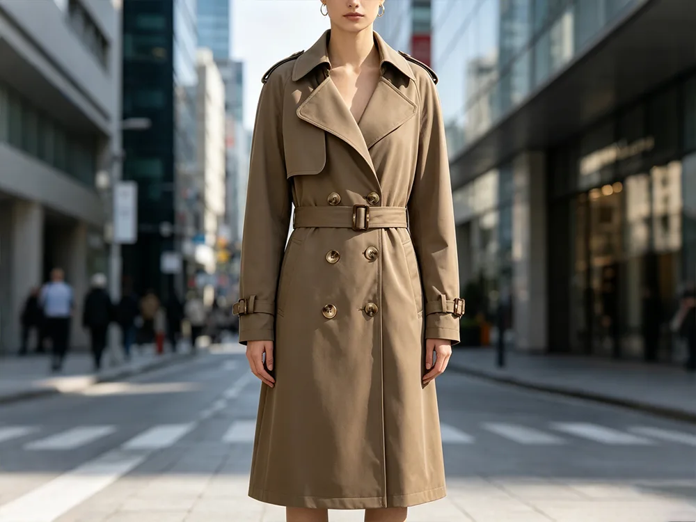 Gabardina de mujer