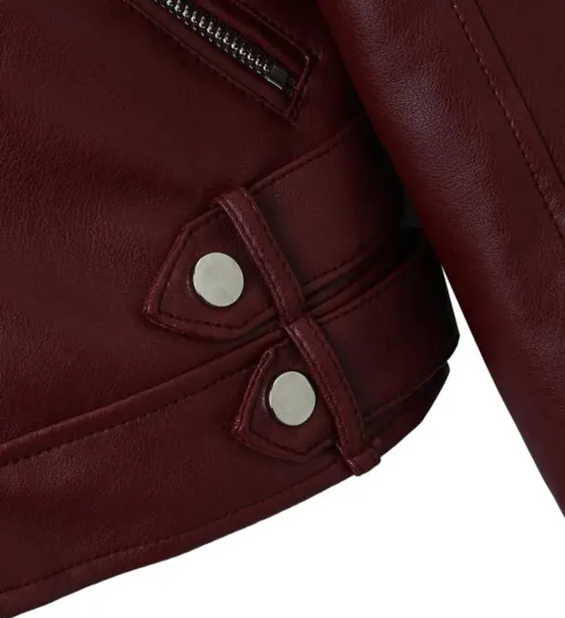 Multi-zipper Asymmetrical Faux Leather Biker Jacket
